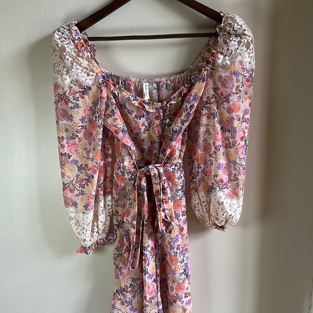 For Love and Lemons Floral Dress